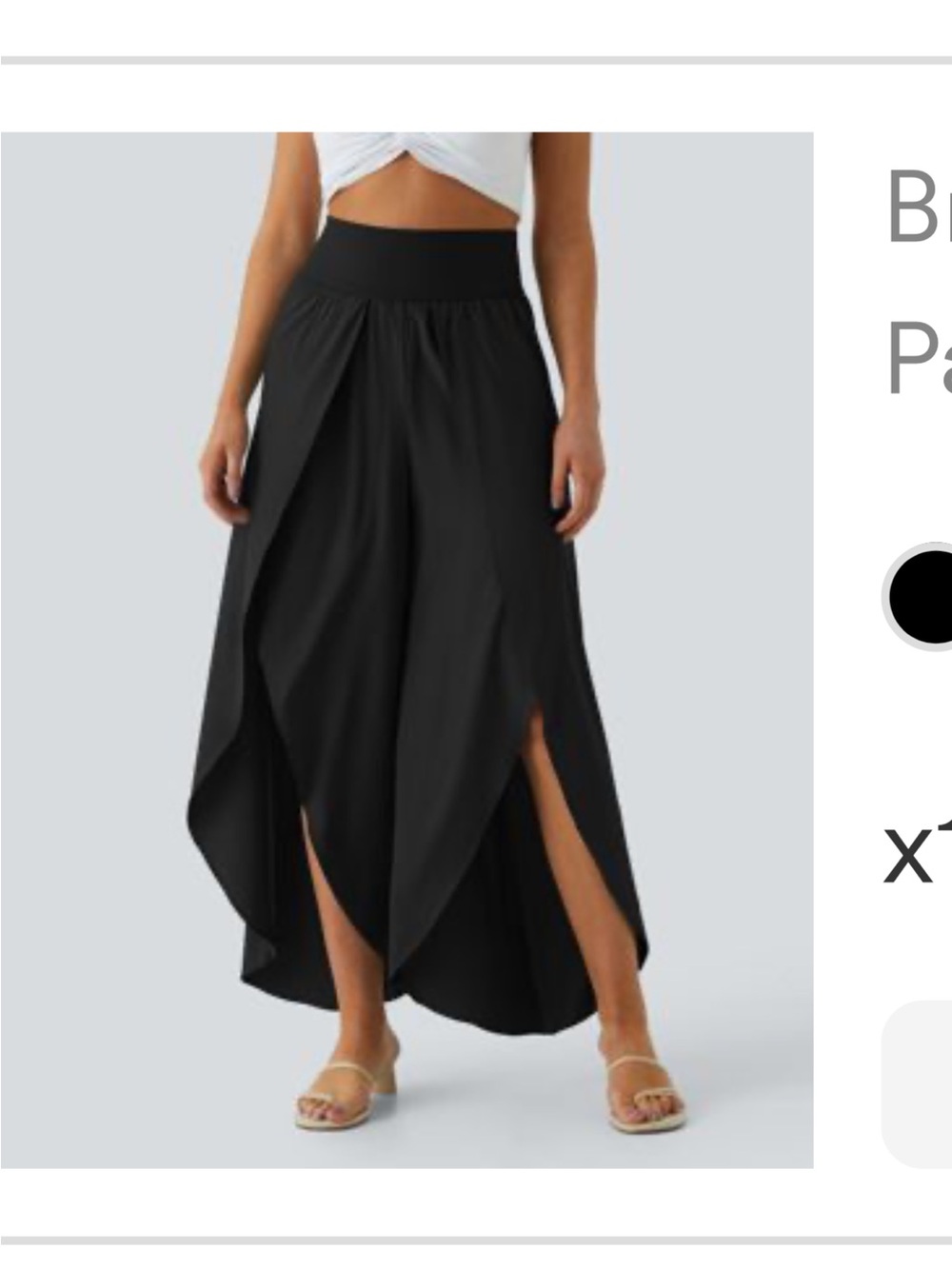 Halara breezeful high waisted palazzo pants Small petite